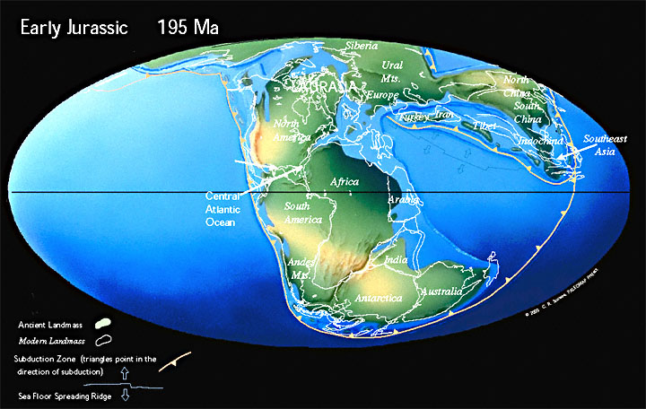 Resultado de imagen para jurásico continentes